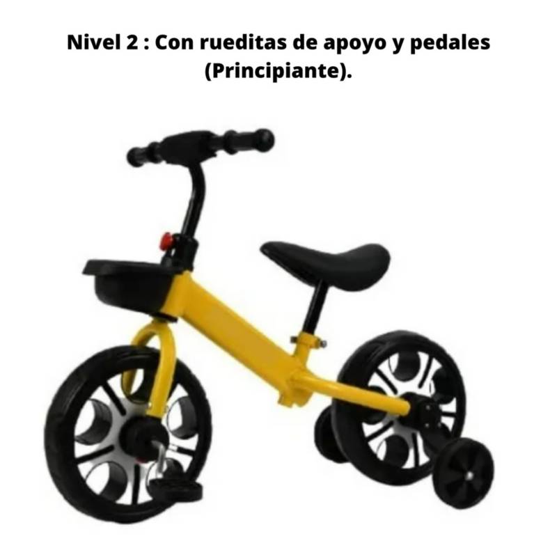 Bicicleta de aprendizaje, armable (Equilibrio, Principiante y Experto) 18 a 48 meses